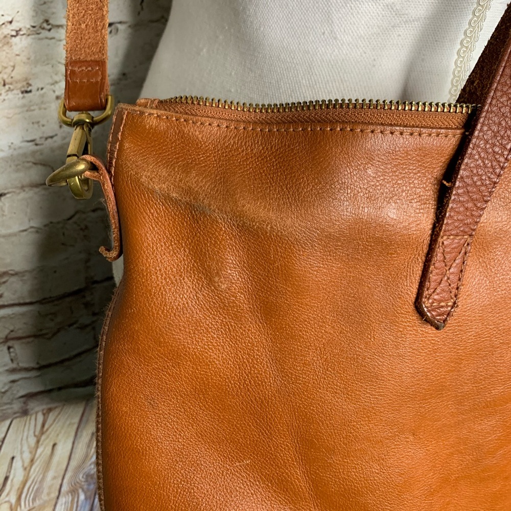 Madewell the transport satchel cognac brown - Picture 4 of 13